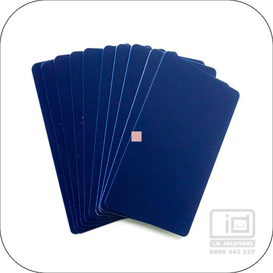 Blank cards Blue